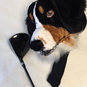 Custom Golf club cover Bernese Mountain dog portrait image 6