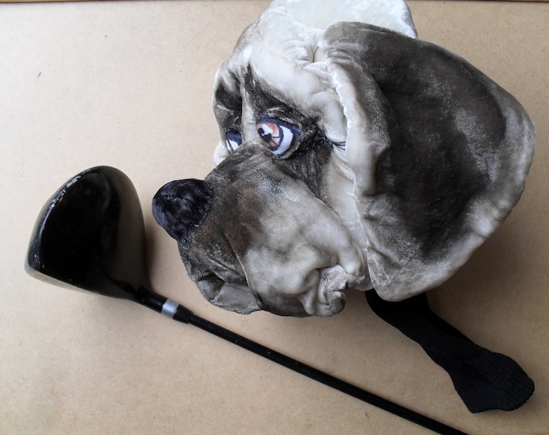 American Mastiff GOLF Club Head Cover custom Dog Portrait Etsy UK
