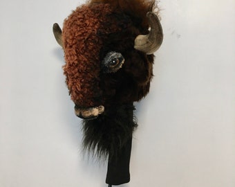 Buffalo, Bison - GOLF headcover for a driver , Golfer’s GIFT