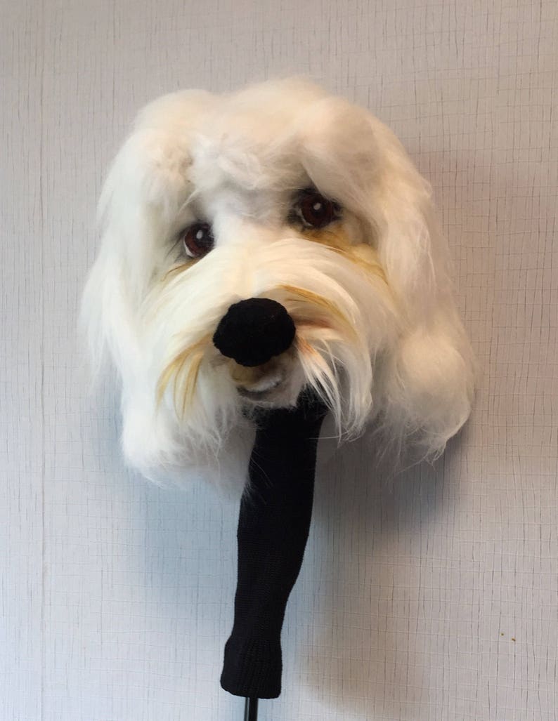 GOLF club head cover Custom Dog portrait Maltese yorkie mix Etsy