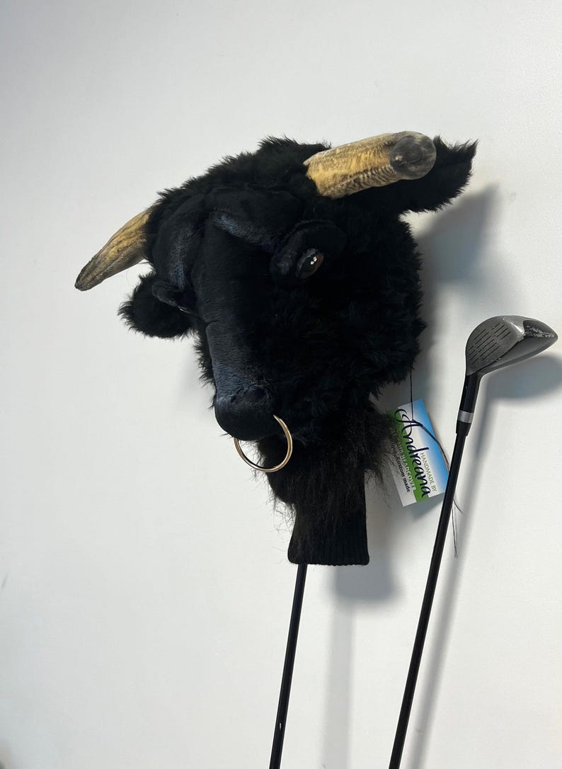 Puppetsinabag Bull Golf Headcover - Thumbnail 4