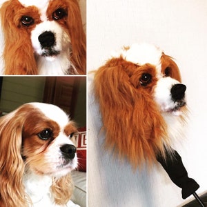 GOLF club head cover , Cavalier King Charles spaniel , Custom Dog portrait , GOLF GIFT