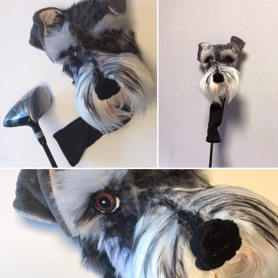 custom dog head covers