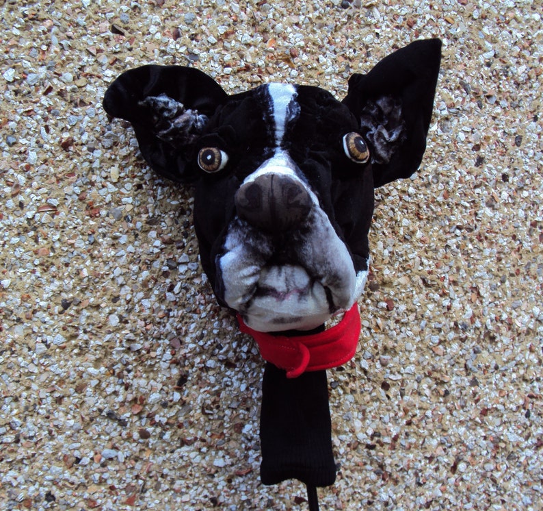 GOLF club head cover Custom Dog portrait Boxer golf Etsy