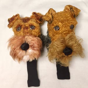 Custom Golf headcover Welsh Terrier , Airedale dog portrait image 5