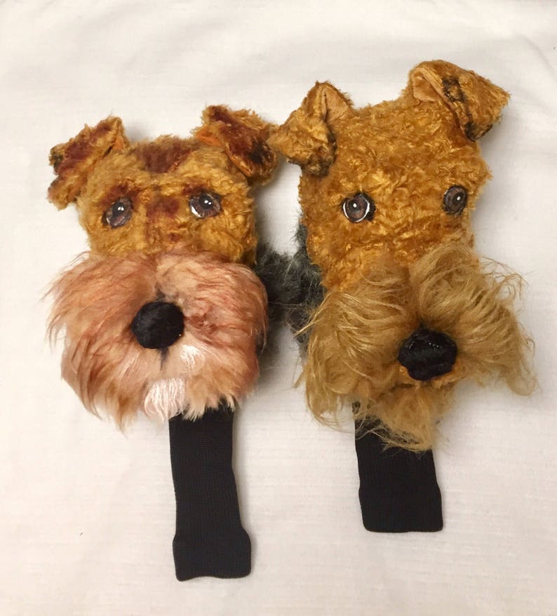 Custom Golf headcover Welsh Terrier , Airedale dog portrait image 5