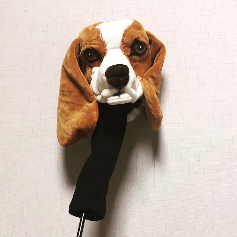 GOLF club head cover Beagle Custom Dog portrait GOLF Etsy