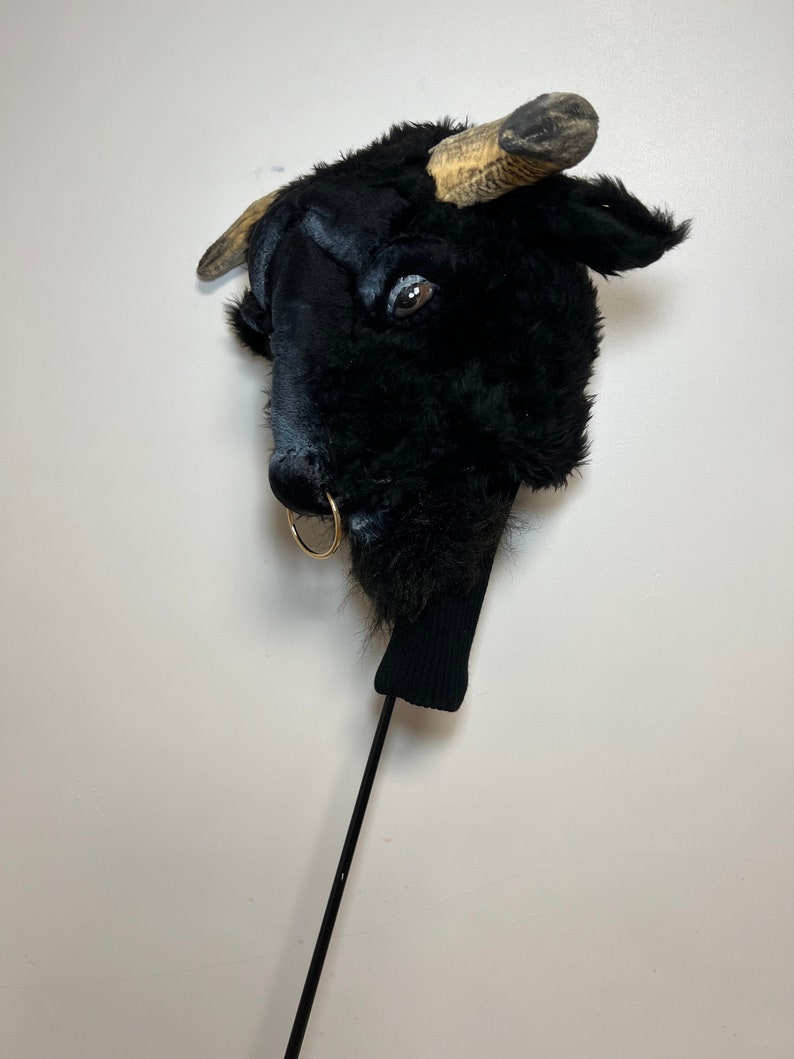 Puppetsinabag Bull Golf Headcover - Thumbnail 3