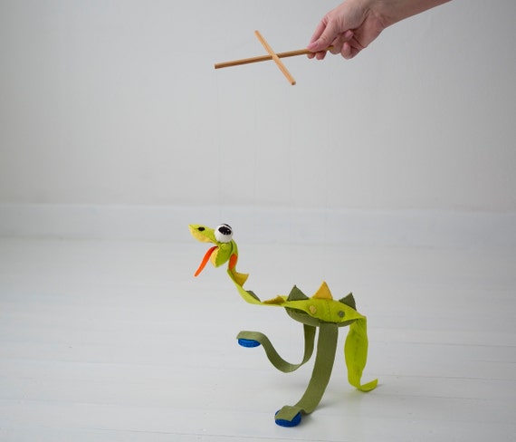 Diy Dinosaur Dino Marionette Puppet On Strings Sewing Etsy Diy Dinosaur Dino Marionette Puppet On Strings Sewing Etsy