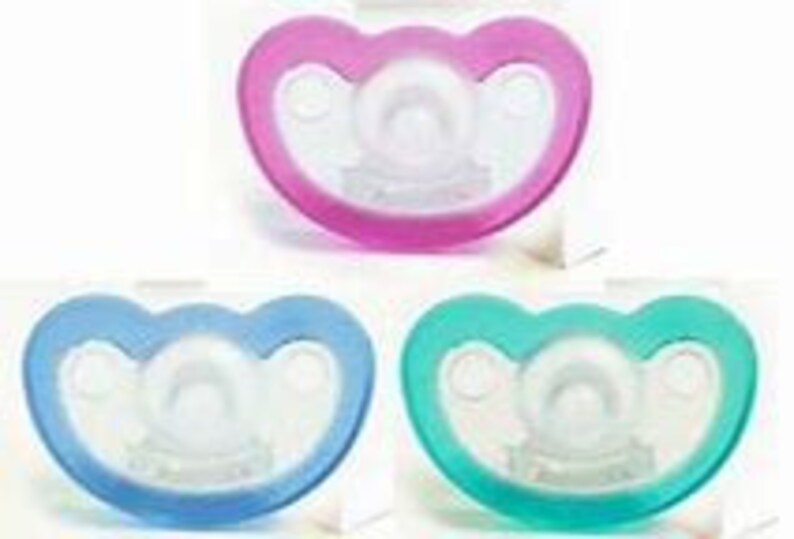 Silicone Pacifier preemie Size 3 Colors Available Etsy