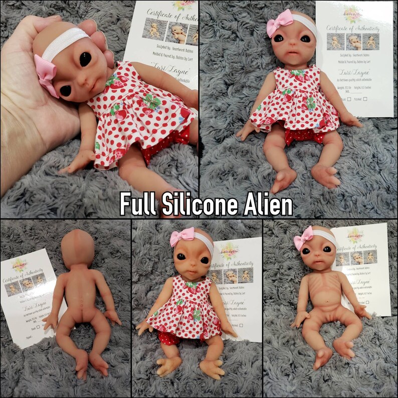 silicone alien baby