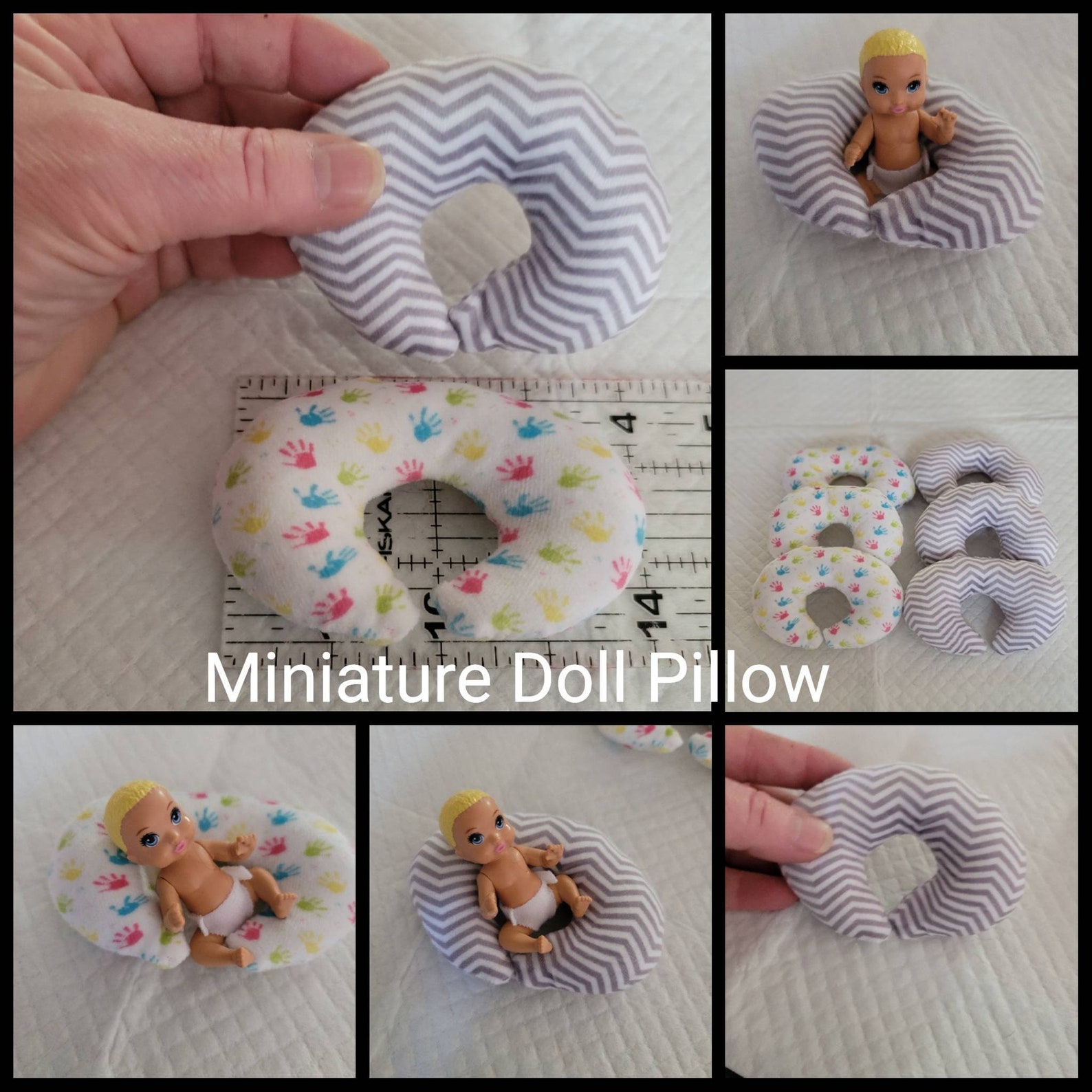 Miniature Baby Doll Pillow Etsy