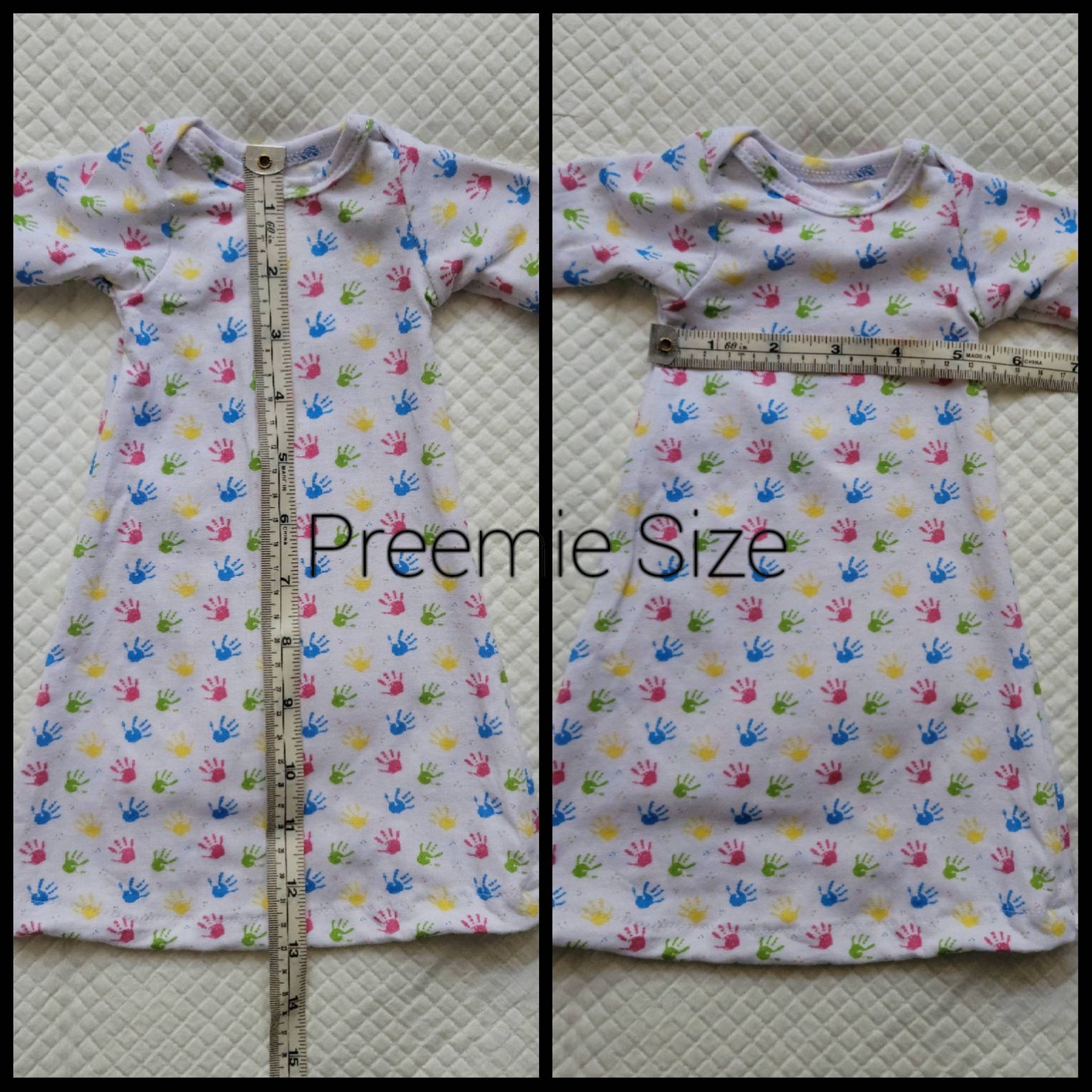 Miniature Baby Drawstring Gowns Several Colors and Sizes Etsy