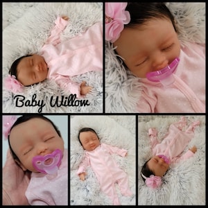 Can Drink Milk Can Pee Silicone Reborn Dolls Soft Full Body Solid