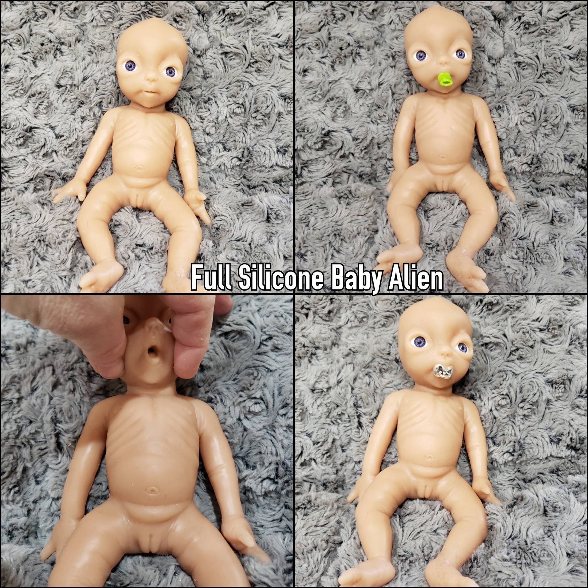 gevoeligheid Tientallen Jonge dame Full Silicone Baby Alien Zuri - Etsy Nederland