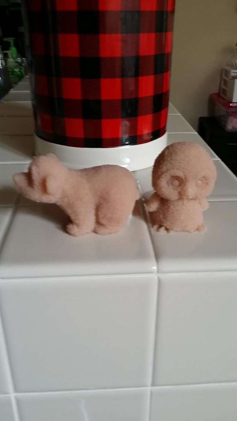 Sold Separately Silicone Unpainted Baby Polar Bear or Penguin