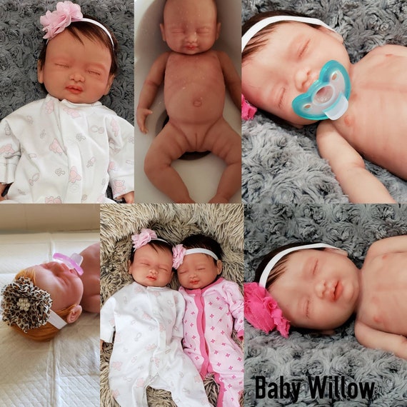 Reborn Baby Dolls - African American Vinyl, Willow Flower