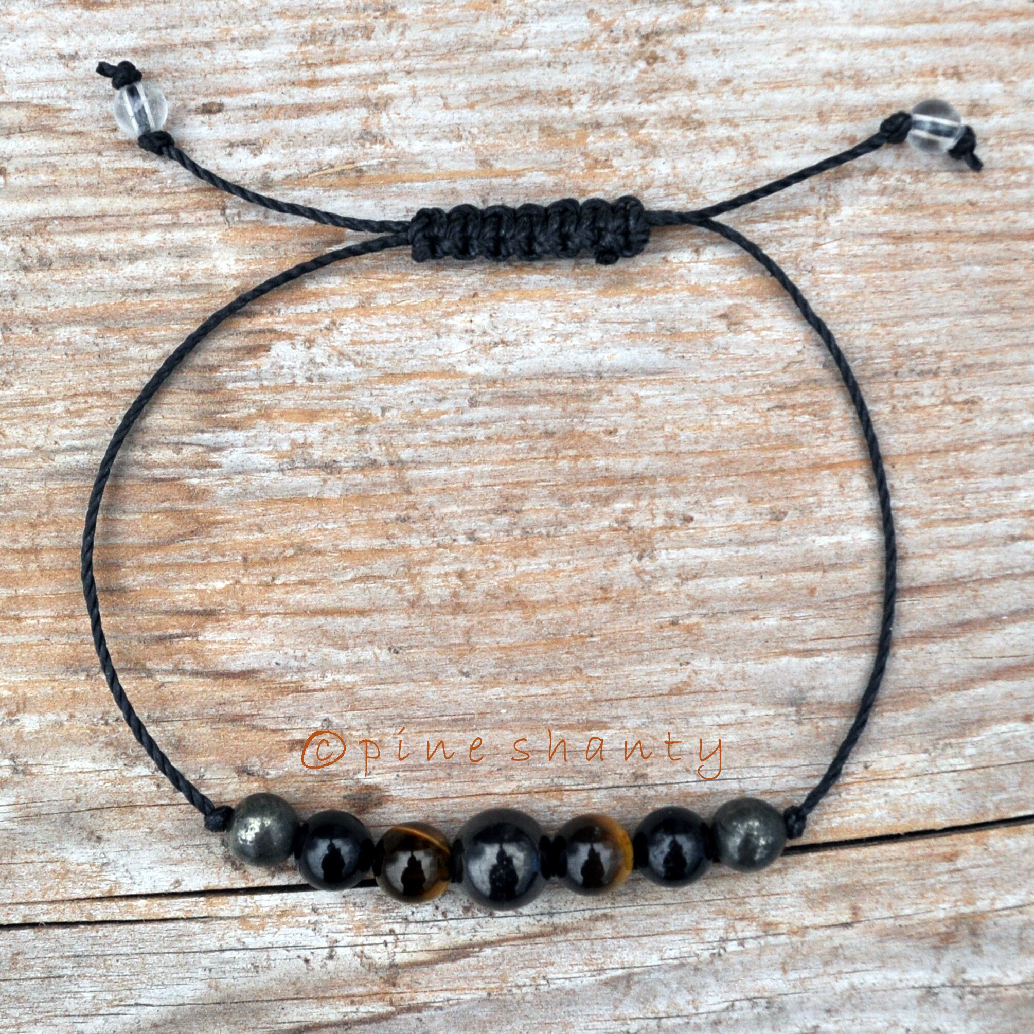 Mental Stability + EMF Protection | Shungite + Tiger Eye + Black Tour…