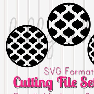 File SVG Set di 3 cerchi marocchini - Solo formato SVG - Taglia file svg file svg marocchini modelli cerchio svg