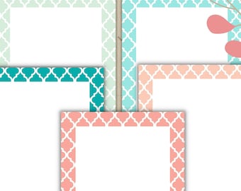 Paper With Borders-8.5x11 JPG & PDF computer paper printable borders cute page borders Printable Stationary Letter Bordered Paper