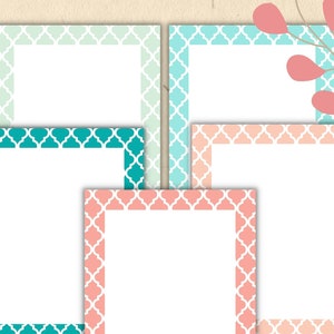 Paper With Borders-8.5x11 JPG & PDF computer paper printable borders cute page borders Printable Stationary Letter Bordered Paper