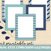 Printable Border Paper Bundle of 28 8.5x11 JPG /PDF Bordered Paper ...