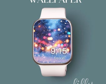 Christmas Apple Watch Face for the Holidays, Aesthetic Watch Background, Womens Apple Watch Wallpaper, Holiday Watch Face Download