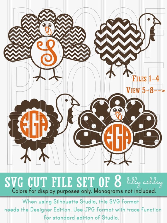Download Monogram Svg Files Set Of 8 Cutting Files Includes Svg Png Jpg Etsy