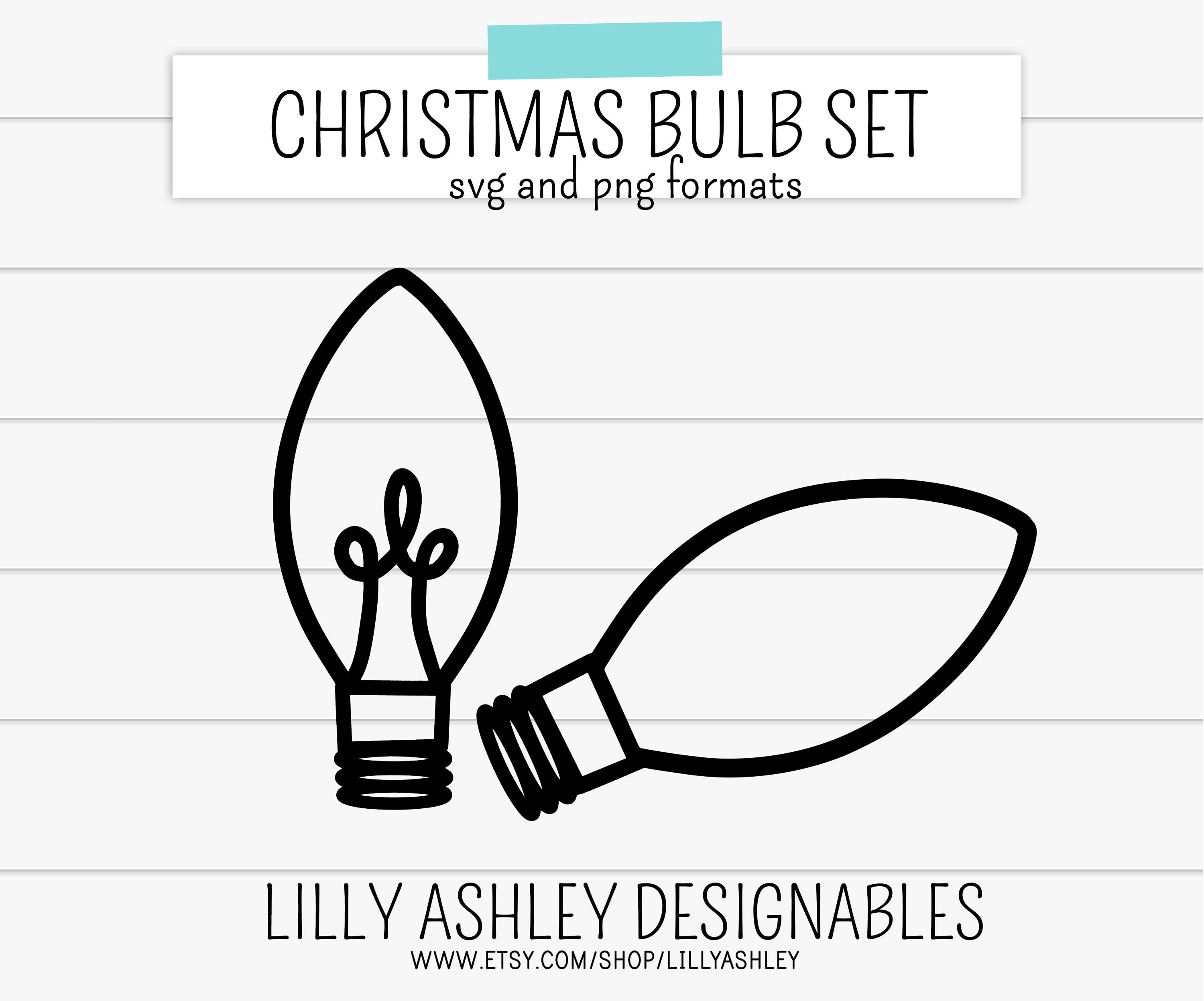 Christmas Lights Clipart Black And White