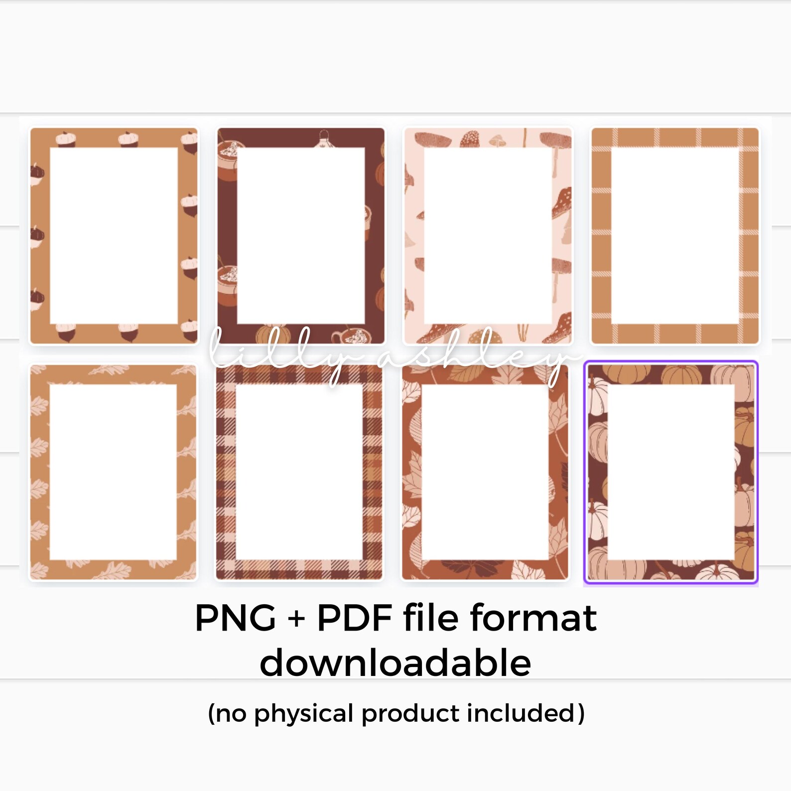 Border Paper Printable Paper Set--png Pdf-fall Border Classroom Borders ...