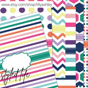 Fun Colorful Notebook Covers for Digital Notebooks or Digital Planning, Printables for Binder Notebooks, Organization Binders, Divider Pages