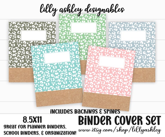 Organization Binder Cover Pages Printables for Binders Digital - Etsy