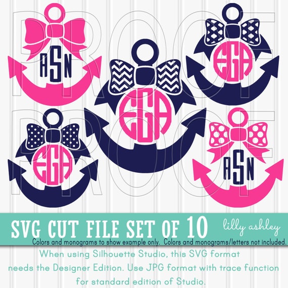 Download Free Monogram Svg Files Set Of 10 Cutting Files See Pics 1 2 Etsy SVG Cut Files