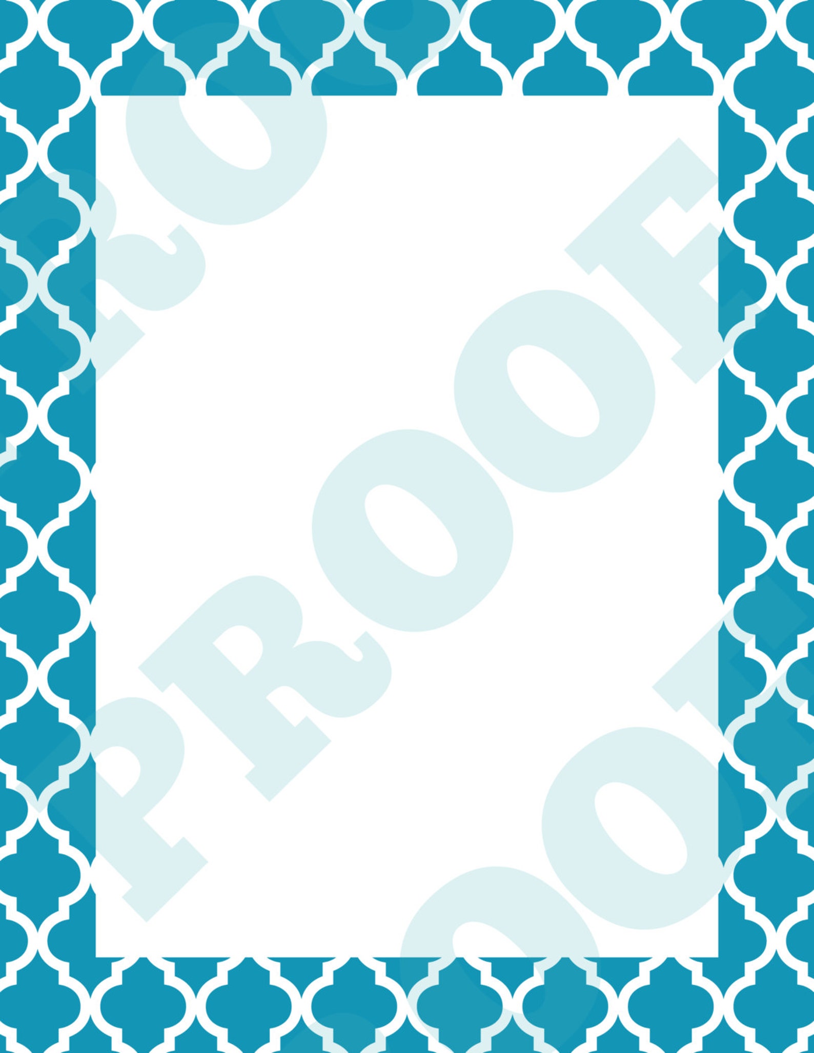 Printable Paper Pack of 5 Border Paper-8.5x11 JPG Format-to | Etsy