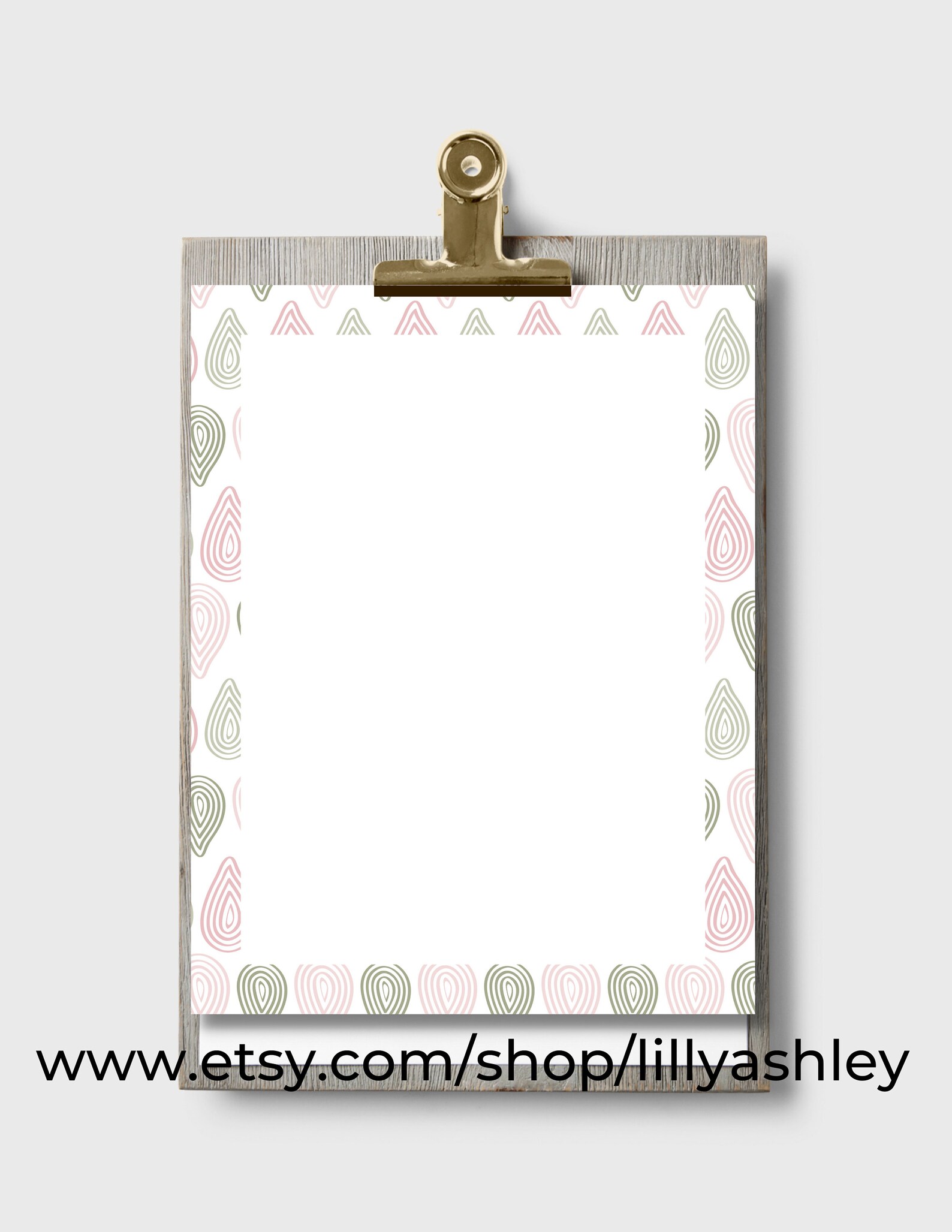 Border Paper Pack of 10PDF &amp; PNG Files8.5x11 Downloadable - Etsy