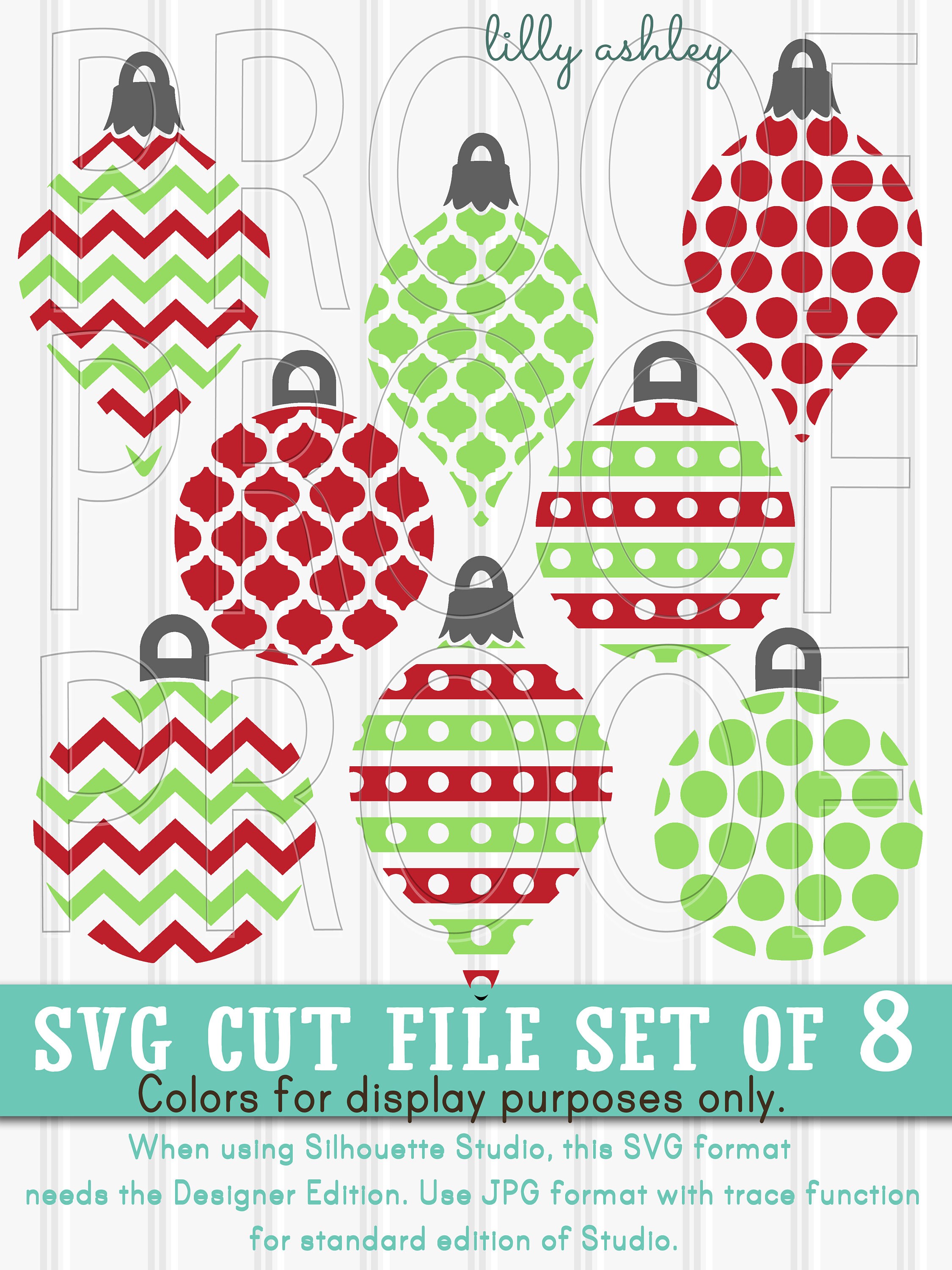 Download Christmas Svg Files Set Of 8 Cut Files Includes Svg Png Jpg Etsy