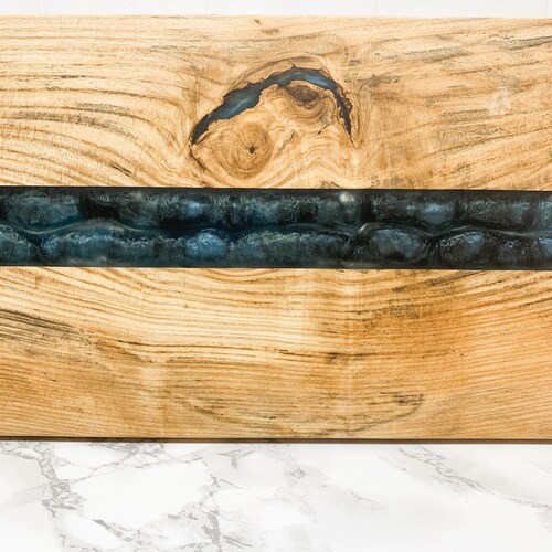 Spalted Hackberry and Resin Serving Tray shops