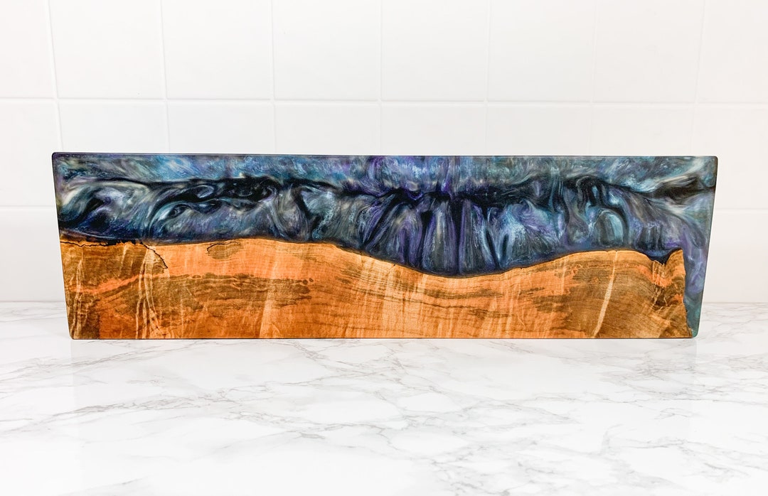 Maple and Resin Charcuterie Board - Etsy
