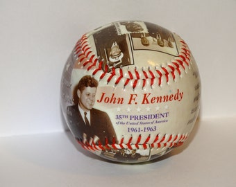 John F. Kennedy, 35th President of the United States of American 1961-1963, Promotional Baseball, Collectibles