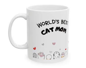 Cat Mom Ceramic Mug