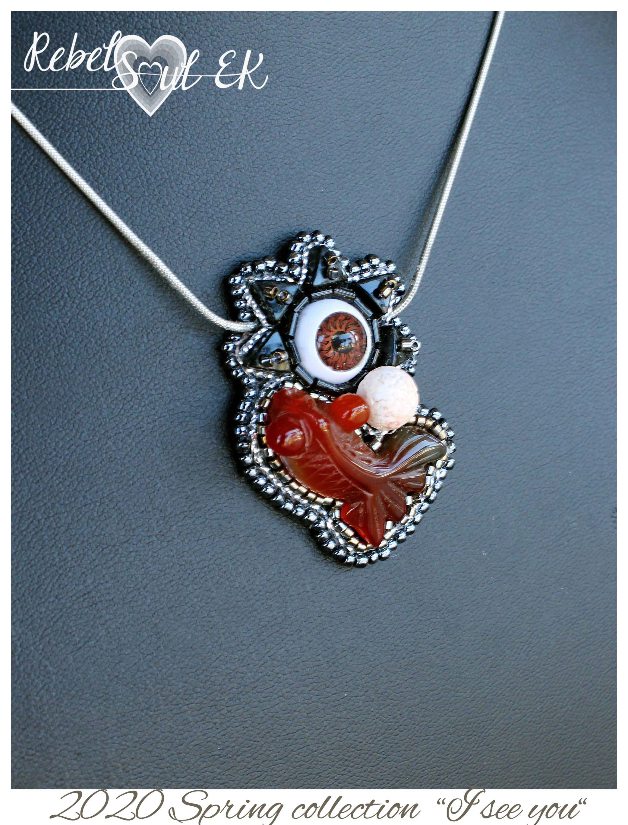 Evel Eye Protection Jewelry Set Red Agate Necklace Good Luck Etsy
