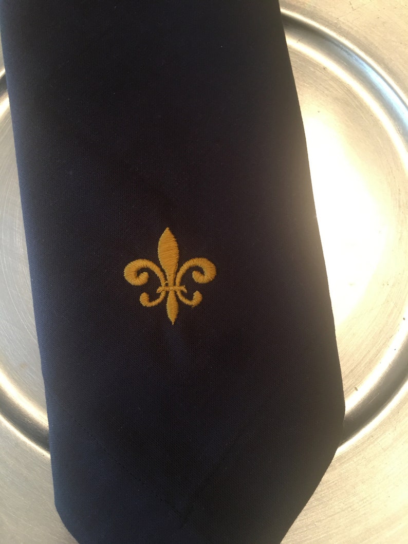 Black and Gold napkins Etsy