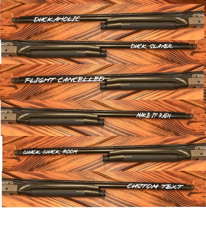 Shotgun barrel Decal set of 2 Etsy