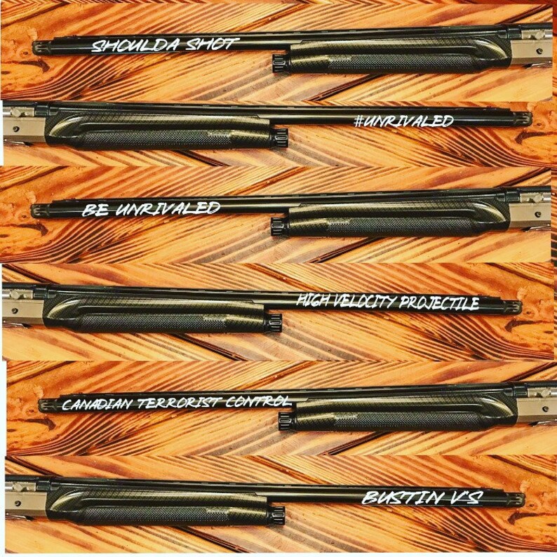 Shotgun barrel Decal set of 2 Etsy