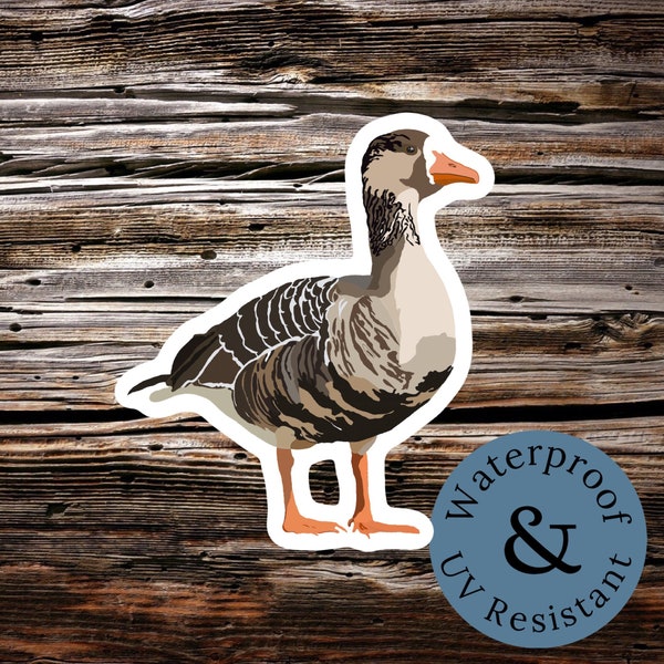 Speckelbelly goose sticker, speck