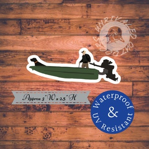 Mud boat sticker duck hunter hunting