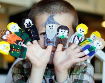 Lord of the Rings Finger Puppets Patterns