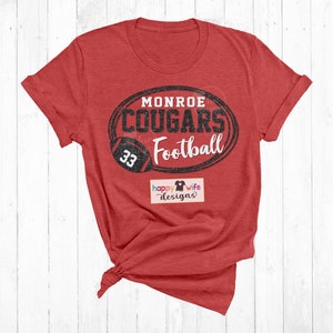 Football Mom Shirt, Football Team Name, Custom Football Mom, Football Tee, Glitter Football Mom Shirt with Team Name and Number, Spiritwear