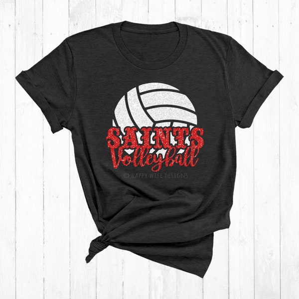 Volleyball Shirt, Custom Volleyball Mom Shirt, Volleyball Mom Shirt, Glitter Volleyball Laces, Volleyball Hoodie, Volleyball with Team Name