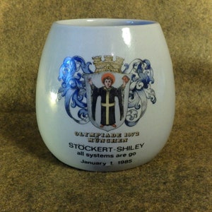 Beer Stein Olympiade 1972 Munchen - Stockert-Shiley  - Odd 2 Dates?